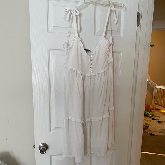 White Midi Dress - Picture 1 of 5